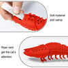 HETOO Cat Toys,Interactive Cat Toothbrush Catnip Chew Treat Toy for Kitten Kitty Cats Teeth Cleaning Dental Care,Crayfish Shape Pet Toy Cat - BESTMASCOTA.COM