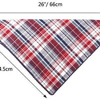 Segarty Bandana para perro, bufandas para cachorros pequeños, medianos, grandes, a cuadros, reversibles, para mascotas, bandanas, accesorios, juego de pañuelos triangulares - BESTMASCOTA.COM