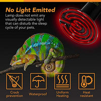 Simple Deluxe - Bombilla emisora de calor de cerámica para reptiles, sin emisión de luz - BESTMASCOTA.COM