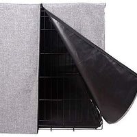 Petsfit Durable Double Door Polyester Dog Crate Cover with Mesh Window - BESTMASCOTA.COM