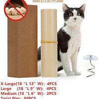 Protector de sofá para mascotas, paquete de 10 protectores de garra para mascotas, para mascotas, gatos, perros, gatos y gatos, discretos, para proteger la tapicería, puertas, paredes, colchón, asiento de coche - BESTMASCOTA.COM