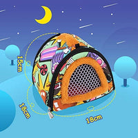 CROWNY - Bolsa transportadora para hámster (portátil, transpirable, con correa desmontable) - BESTMASCOTA.COM