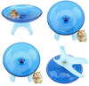 POPETPOP 1 plato volador giratorio de rueda, disco antideslizante para Hamsters Hedgehogs pequeñas mascotas rueda de ejercicio (rosa) - BESTMASCOTA.COM