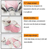 Coppthinktu - Traje de recuperación de gatos para heridas abdominales o enfermedades de la piel, transpirable E-Collar Alternativa para gatos y perros, después de cirugía desgaste anti lamer heridas - BESTMASCOTA.COM