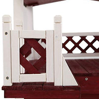 Petsfit Outdoor Cat House with Escape Door and Stairs - BESTMASCOTA.COM