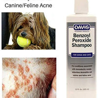 Davis. Benzoyl Peroxide Medicated perro y gato champú, 12 onzas – dermatitis y demodectic sarna - BESTMASCOTA.COM