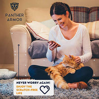 Panther Armor Protectores de muebles para gatos – 8 (ocho) – Pack – Protectores de sofá para gatos – 4 unidades XL 17 pulgadas L 12 pulgadas W + 4 unidades grande 17 pulgadas L 10 pulgadas W Cat Scratch Disterrent – Sofá esquinero Cat Scratch Repellent - BESTMASCOTA.COM