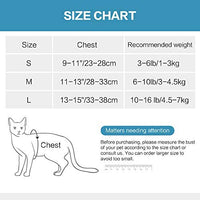 Yult Arnés y correa para gatos – Ultra ligera a prueba de escape, collar de gatito, chaqueta de senderismo con amortiguación para correr, suave y cómodo, adecuado para cachorros conejos - BESTMASCOTA.COM