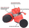 Rotanet - Botas de perro para interiores y exteriores, con dos correas de sujeción ajustables y suela suave antideslizante. Botas de perro perfectas para perros pequeños, 4 unidades... - BESTMASCOTA.COM