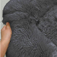 Cama para perro o gato BinetGo, cojín de piel sintética para perro o gato, alivio de articulaciones y mejor sueño, lavable a máquina, parte inferior impermeable - BESTMASCOTA.COM