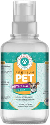 Spray antimordeduras para perros y gatos, de alta calidad, antimasticación, ayuda para el comportamiento y entrenamiento repelente de perros para morder y masticar [8 onzas] - BESTMASCOTA.COM