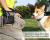VIVAGLORY - Bolsa de regalo para perros, estilo deportivo y apertura ampliada, bolsa de regalo para perros con cintura ajustable, dispensador de bolsas de caca lo suficientemente grande para llevar golosinas, kibbles, juguetes para mascotas | 2 maneras de - BESTMASCOTA.COM