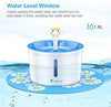 isYoung Fuente para gato, 1,6 L, fuente automática de agua para mascotas, dispensador de agua para mascotas, fuente de cuidado de la salud para perros y gatos y fuente higiénica para perros - BESTMASCOTA.COM