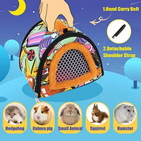 CROWNY - Bolsa transportadora para hámster (portátil, transpirable, con correa desmontable) - BESTMASCOTA.COM