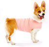 Furubaby Ansiety - Abrigo para perro con camisa, para perros pequeños, medianos, grandes, XL, color sólido, azul, gris, verde, rosa, rosa (rosa) - BESTMASCOTA.COM