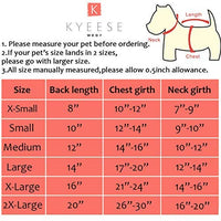 kyeese - Suéter de cuello alto para perros con cordón y agujero de correa - BESTMASCOTA.COM