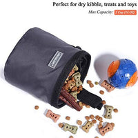 Vivaglory - Bolsa de regalo para perros con manos libres y cintura ajustable y dispensador de bolsas de residuos para perros, 2 maneras de llevar - BESTMASCOTA.COM