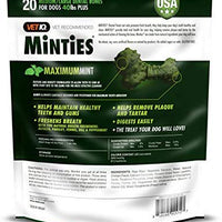 Vetiq Minties Dog Dental Bone Treats, Dental Treats For Dogs, 16Oz - BESTMASCOTA.COM