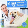 Champú para perros sin agua | Champú seco natural para perros o gatos no requiere enjuague | 100% no tóxico con extracto natural | Tratamiento aprobado por veterinarios - Fabricado en Estados Unidos - 1 botella de 8.1 fl oz - BESTMASCOTA.COM