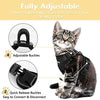 Eagloo Arnés de gato a prueba de escape, arnés de malla suave ajustable para gato con correa reflectante de metal para caminar chaqueta cómoda para mascotas Gatito cachorro conejo - BESTMASCOTA.COM