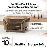 Sofá cama para mascotas acurrucadas de Enchanted Home Pet - BESTMASCOTA.COM