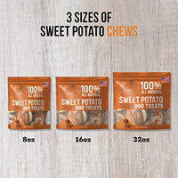 Wholesome Pride Sweet Potato Chews - Alimentos para perros saludables naturales - Veganos, sin gluten y sin granos - BESTMASCOTA.COM