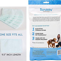 Toallitas para mascotas ScrubbyPet sin enjuague: usa el baño para mascotas, el aseo para mascotas y el lavado de mascotas, fácil de usar, solo para limpiar, secar. Excelente piel sensible. Las toallitas ideales para bañar a tu mascota, perro o gato. - BESTMASCOTA.COM