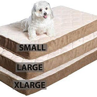 Milliard Quilted Padded Orthopedic Dog Bed, Egg Crate Foam with Plush Pillow Top Washable Cover (Fits Standard Crate) - BESTMASCOTA.COM