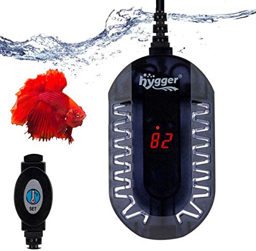 Hygger 50W 100W sumergible pantalla digital mini calentador de