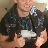 Dukes Digs - Critter Cuddler - Portador de animales pequeños, bolsa para vínculo afectivo, antiansiedad, interactiva, para hacer ejercicio terapéutico para mascotas y para transportar perros pequeños, gatos, erizo, cachorros de viaje - producto de Estados - BESTMASCOTA.COM