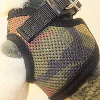 Arnés para perros de malla suave, cómodo para razas pequeñas, cachorros, juguetes, de 2 a 16 lb, en color rosa bebé, azul, negro, rojo, camuflado en tamaño pequeño, mediano, grande y extra grande - BESTMASCOTA.COM