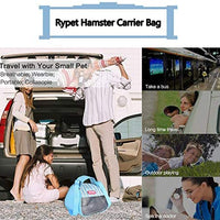 RYPET - Bolsa transportadora para hámster portátil y transpirable para conejillos de indias, erizo, ardilla y otros animales de tamaño similar - BESTMASCOTA.COM