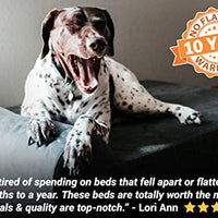 Big Barker 7" Pillow Top Orthopedic Dog Bed for Large and Extra Large Breed Dogs (Headrest Edition) - BESTMASCOTA.COM
