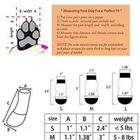 LFPET Calcetines de algodón para control de tracción, para perros de interior, antideslizantes, 5 pares, color al azar - BESTMASCOTA.COM