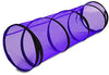 Jackson Galaxy Cat Crawl Mesh Tunnel, Purple - BESTMASCOTA.COM