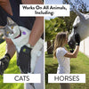 HandsOn - Guantes de aseo para mascotas patentados #1 clasificados, premios ganadores de cobertura, baño y removedor de pelo, cepillo suave para gatos - BESTMASCOTA.COM
