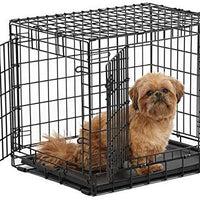 Jaula para perros Midwest Homes for Pets Ultima Pro, serie profesional, resistente, puerta doble extrafuerte, plegable, con panel divisor, bases para proteger el suelo, bandeja de plástico a prueba de fugas - BESTMASCOTA.COM