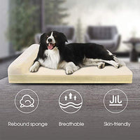 JoicyCo - Cama grande para perros, para perros grandes, camas de espuma antideslizante, con funda lavable - BESTMASCOTA.COM