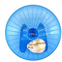 SatisPet Ultimate hámster Flying Saucer Ejercicio rueda, color azul – durable plástico ABS Running & Spinning – Rueda para chinchillas, ardillas y ratones - BESTMASCOTA.COM