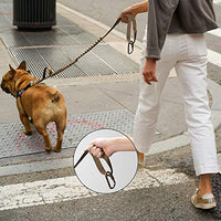 Correa táctica de nailon ajustable para perros de liberación rápida con 2 asas de control - BESTMASCOTA.COM