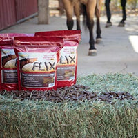 Flix 9 libras, 100% linaza saludables para caballos, alto en Omega-3 - BESTMASCOTA.COM