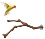 Kathson Parrot Perches, Pájaros Soporte Natural de Uva Silvestre Palo de Molienda de Canina Escalada de Pie Accesorios de Juguete Ramas para Parakeet, Budgies, Lovebirds - BESTMASCOTA.COM