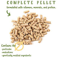 Pellets de capa orgánica Manna Pro | sin OMG y USDA certificado orgánico | 10 libras - BESTMASCOTA.COM