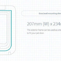 SureFlap Microchip Pet Door (White) (Renewed) - BESTMASCOTA.COM