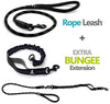 SparklyPets Heavy Duty Rope Bungee Leash for Large and Medium Dogs with Anti-Pull for Shock Absorption - No Slip Reflective Leash for Outside - BESTMASCOTA.COM