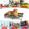 YEPHHO Cama plegable grande para mascotas, portátil, transpirable, de malla, para dormir, 46 pulgadas de largo - BESTMASCOTA.COM