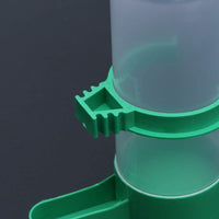 Yardwe 5pcs pájaros comedero beber agua clip con agua potable automática a prueba de aspersor de pájaros taza para loros Budgie Cockatiel Lovebirds (M) - BESTMASCOTA.COM