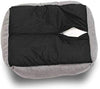Long Rich Reversible Rectangle Pet Bed Dog Bed with Dog Paw Embroidery,Medium size, by Happycare Textiles - BESTMASCOTA.COM