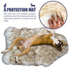 Petgrow · Alfombra de pelo sintético grueso para cama de mascotas, ultrasuave, cálida, de felpa, acolchada, para cama de mascotas, para perros y gatos, color beige - BESTMASCOTA.COM