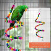 KATUMO 6 piezas de juguetes para loros de aves, columpio para pájaros, hamaca colgante colorida, campana, escalera para mascotas, juguetes para pájaros, loros, periquitos, conure, cacatiel, miynah, pájaros de amor - BESTMASCOTA.COM